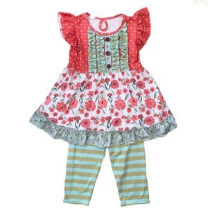 🎈SOLD🎈Boutique Floral Set